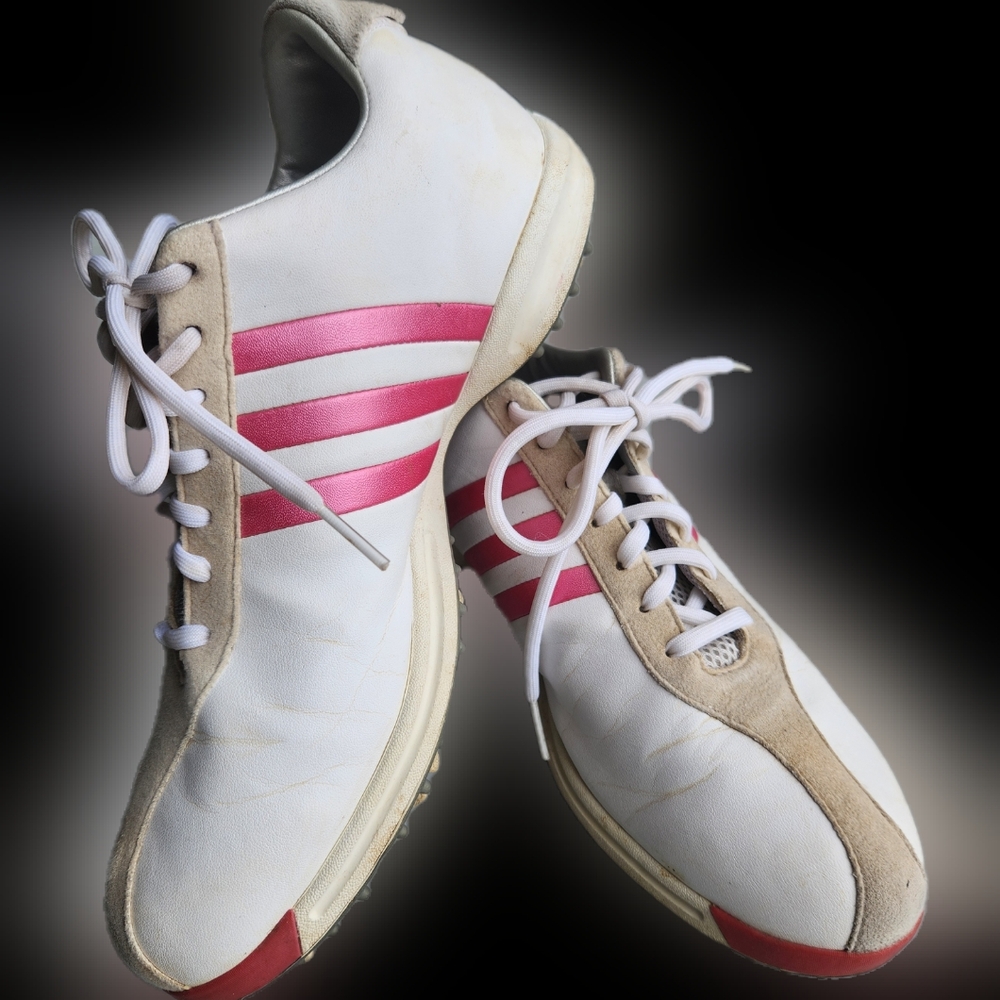 Ladies Adidas Golf Shoes, size 9.5